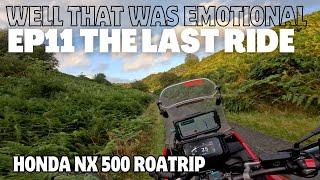 Ep 11 | From horror to happy  | honda nx500 roadtrip | final episode