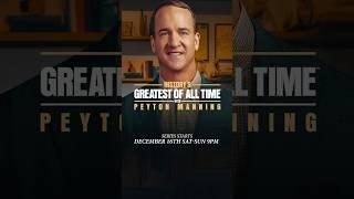 Watch ‘History's Greatest of All Time with Peyton Manning’, premieres #Tomorrow at 9 PM.