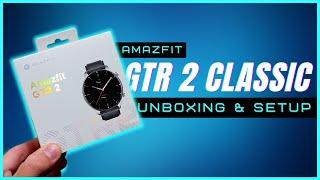 Amazfit GTR 2 Classic Edition Smartwatch Unboxing and Setup