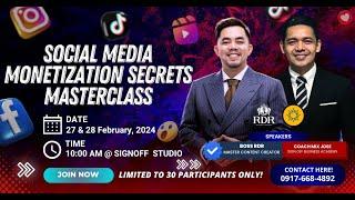 FREE WEBINAR | Paano Kumita sa Content Creation