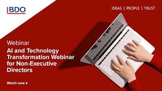 AI and Technology Transformation Webinar for NEDs