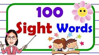 100 Sight Words | Practice reading sight words || Basic English words || Learn how to read