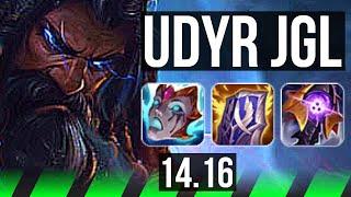 UDYR vs EKKO (JGL) | 13/0/12, 68% winrate, Legendary | EUW Diamond | 14.16