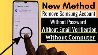 How To Remove Samsung Account Without Password And Email 2024| Android 11/12/13/14
