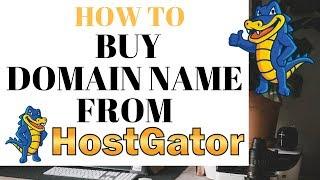 How To Buy Domain Name From Hostgator | Hostgator Domain Registration