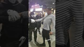 When you shake hands with the Jabbawockeez | TikTok @halucidnate