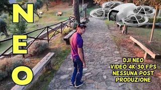 DJI NEO Follow me 4K 30 fps no post produzione