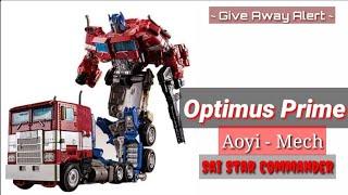 Optimus Prime - Aoyi Mech Sai Star Commander. Unboxing & Review. GIVE AWAY ALERT !! 