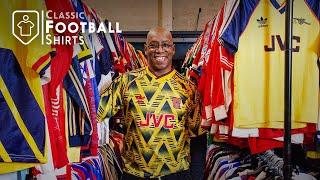 My Classic Football Shirts Warehouse Tour | Ian Wright