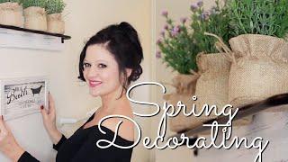 EARLY SPRING DECORATE WITH ME 2021! FARMHOUSE BATHROOM DECOR IDEAS