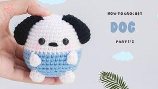 #144 | Dog Amigurumi Easy Tutorial (1/2) | How To Crochet Amigurumi Animals | @AmivuiStudio