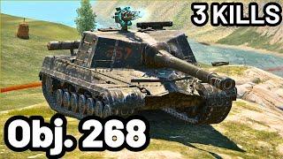 Obj.268 | 8.9K DAMAGE | 3 KILLS | WOT Blitz Pro Replays