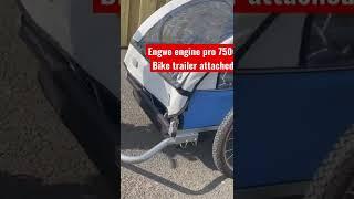 Engwe engine pro bike trailer attached