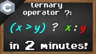 C ternary operator 