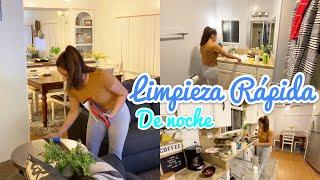 LIMPIEZA RAPIDA | Limpia Conmigo De Noche | Motivacion De Limpieza | Mama De 4 | Mi Rutina de Noche