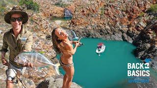 CRAZIEST ANCHORAGE! Private Waterfall for Fishing & Living From The Sea (s2ep13)