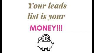 Endless Leads - How to Create your Leads List