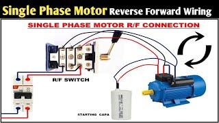 Single Phase Motor Reverse Forward Connection! Single Phase Motor को Reverse Forward कैसे घुमाये