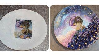 Объемный декупаж тарелки-2 | Volume decoupage of the plate-2 Florentina David