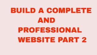 Build a Earning Webite in  2017 complete course Part 2