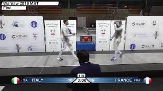 CdM SH Varsovie 2019 - Finale France vs Italie