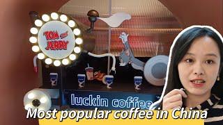 TOM&JERRY theme coffee shop | luckin coffee is the most popular coffee brand in China.