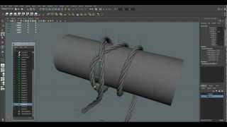 Maya Tutorial: Creation Wires, Rope