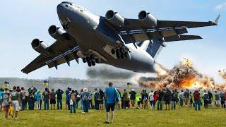 U.S. Air Force C-17 Globemaster III Showing the Insane Quick Takeoff