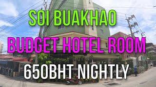 PATTAYA BUDGET HOTEL NEXT TO SOI BUAKHAO MARKET REVIEW - Greenery House 650BHT NIGHTLY