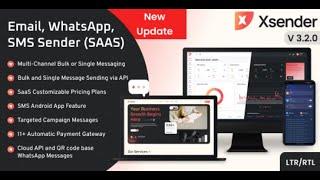 How to Develop a Bulk Email, SMS and WhatsApp Messaging Website Platform with Xsender
