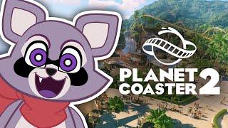 Indigo Park Creator Builds a Theme Park  - Planet Coaster 2 & Zombies lol