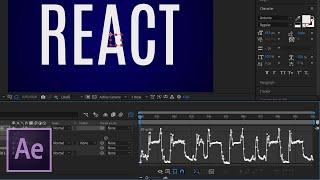 Como ANIMAR QUALQUER COISA  no ritmo da música no AFTER EFFECTS (Audio React)