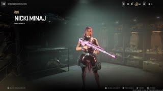 Nicki Minaj Call of Duty operator