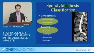 Spondylolysis & Spondylolisthesis in the Adolescent Athlete