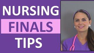 Nursing School Study Tips for Final Exams