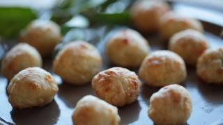 Olive Stuffed Cheese Puffs Recipe | Kin Community