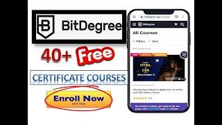 BitDegree Free Certificate Courses | 40+ Online Courses | SliceInfo