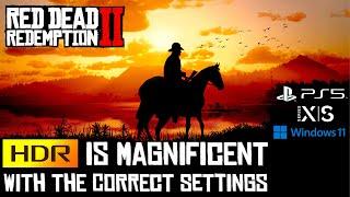 Red Dead Redemption 2 - HDR Is Beautiful with Correct Settings -
