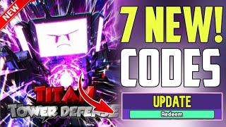 ️UPDATE!! New️THE TITAN TOWER DEFENSE CODES - CODES FOR THE TITAN TD IN ROBLOX UPDATE 2024 new