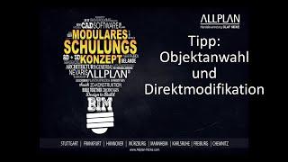 Top Tipps Allplan 02 Direkte Objektmodifkation