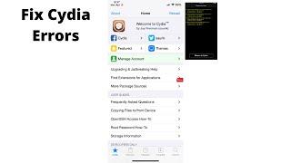 Fix cydia errors