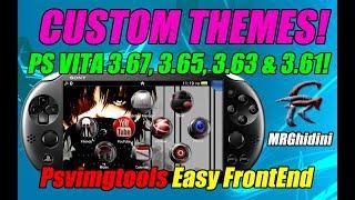 CUSTOM THEMES! PS VITA 3.67, 3.65, 3.63 & 3.61! Psvimgtools Easy FrontEnd!