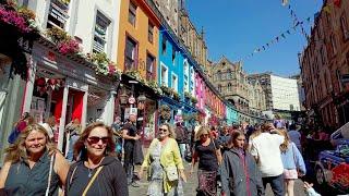 Edinburgh Fringe 2024 | City Walking Tour | Scotland in 4K