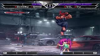 KOF MUGEN Michiru Tohno VS Evil Ryu