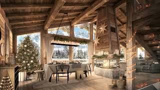 Christmas Morning Ambience   Relaxing Christmas Music, Fireplace Sounds, Instrum