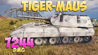 Tiger-Maus - 5 Kills 7.2K DMG - Fight in the center! - World Of Tanks