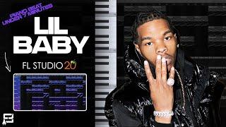 How To Make a Lil Baby Type Beat In FL Studio 20 | Piano Beat Tutorial 2021
