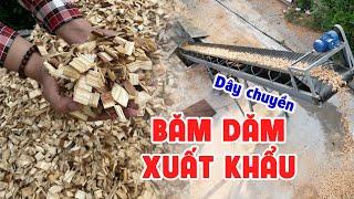 Bên trong nhà máy Băm dăm gỗ xuất khẩu có những thiết bị gì? Dây chuyền băm dăm xuất khẩu 2023