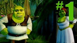 Shrek 2: Game Walkthrough Part 1 - Shrek's Swamp - No Commentary Gameplay (Gamecube/Xbox/PS2)