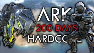 I Survived 200 Days In Hardcore ARK Survival Evolved... Here's What Happened